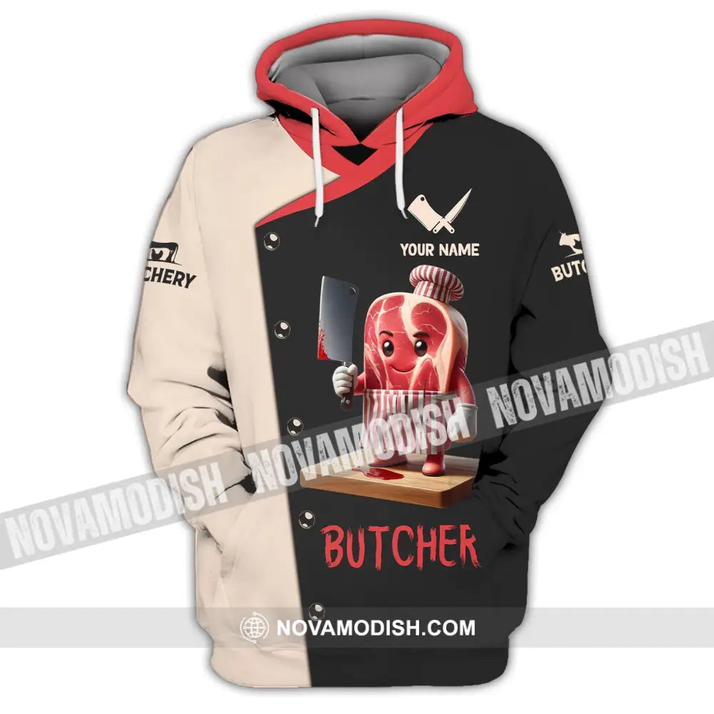 Unisex Shirt Custom Name Butcher Gift Hoodie / S T-Shirt