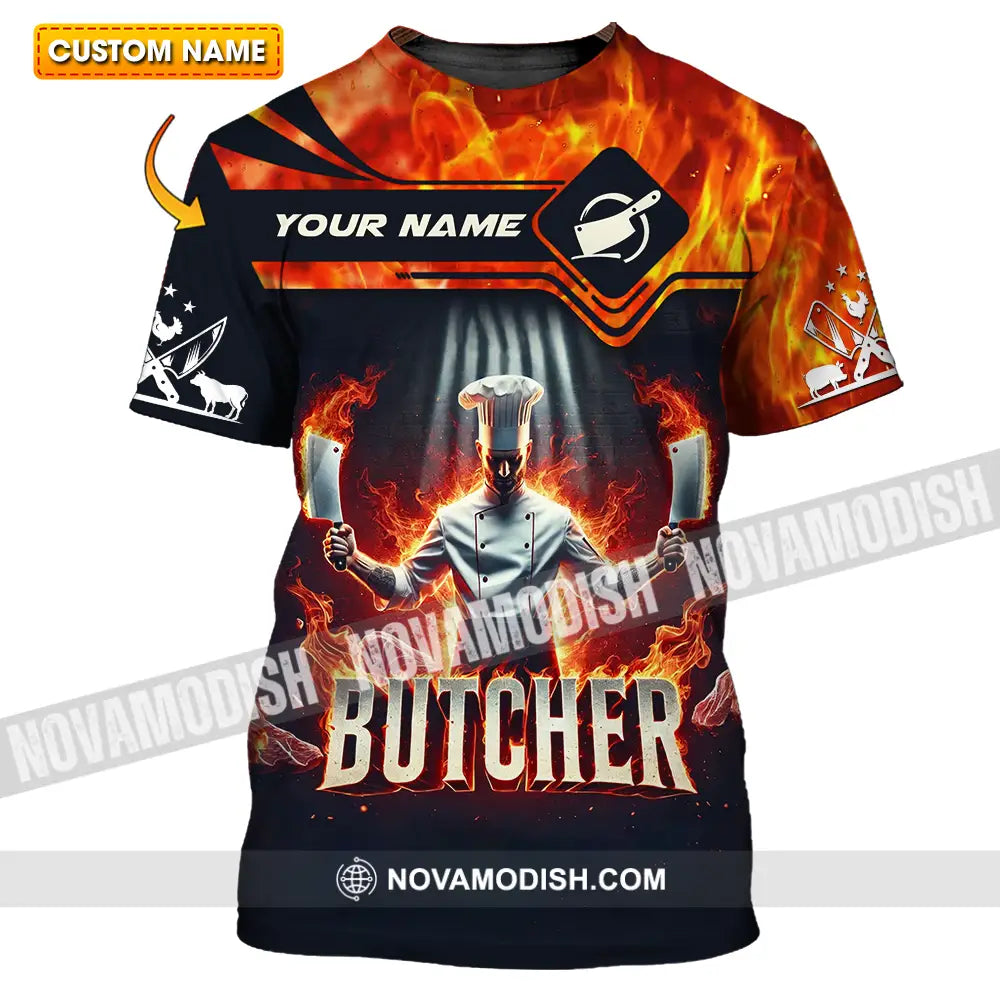 Unisex Shirt - Custom Name Butcher T-Shirt