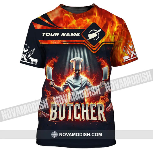 Unisex Shirt - Custom Name Butcher T-Shirt / S T-Shirt