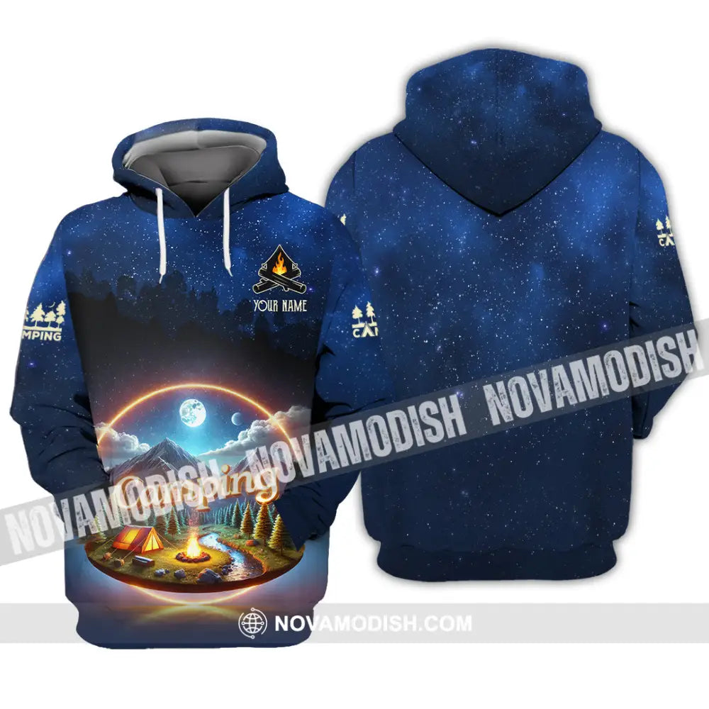 Unisex Shirt Custom Name Camping Team Uniform Hoodie / S T-Shirt