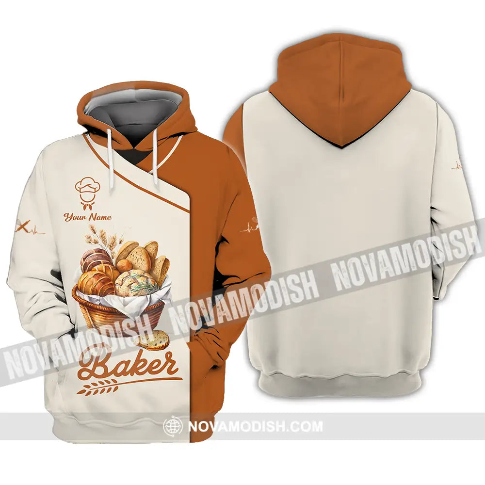Unisex Shirt - Custom Name Chef Shirt Bakers Shirt Hoodie / S T-shirt