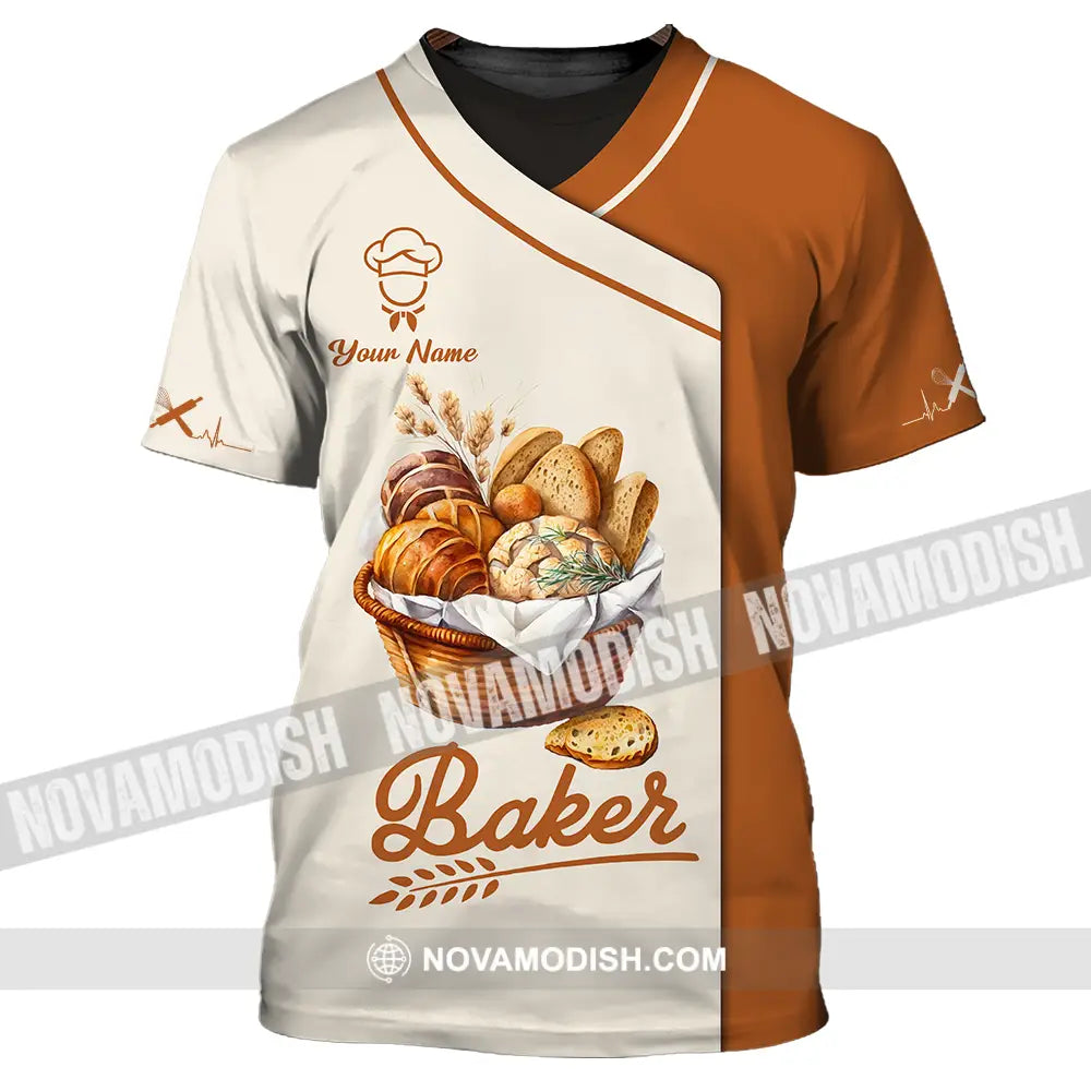 Unisex Shirt - Custom Name Chef Shirt Bakers Shirt T-Shirt / S T-shirt