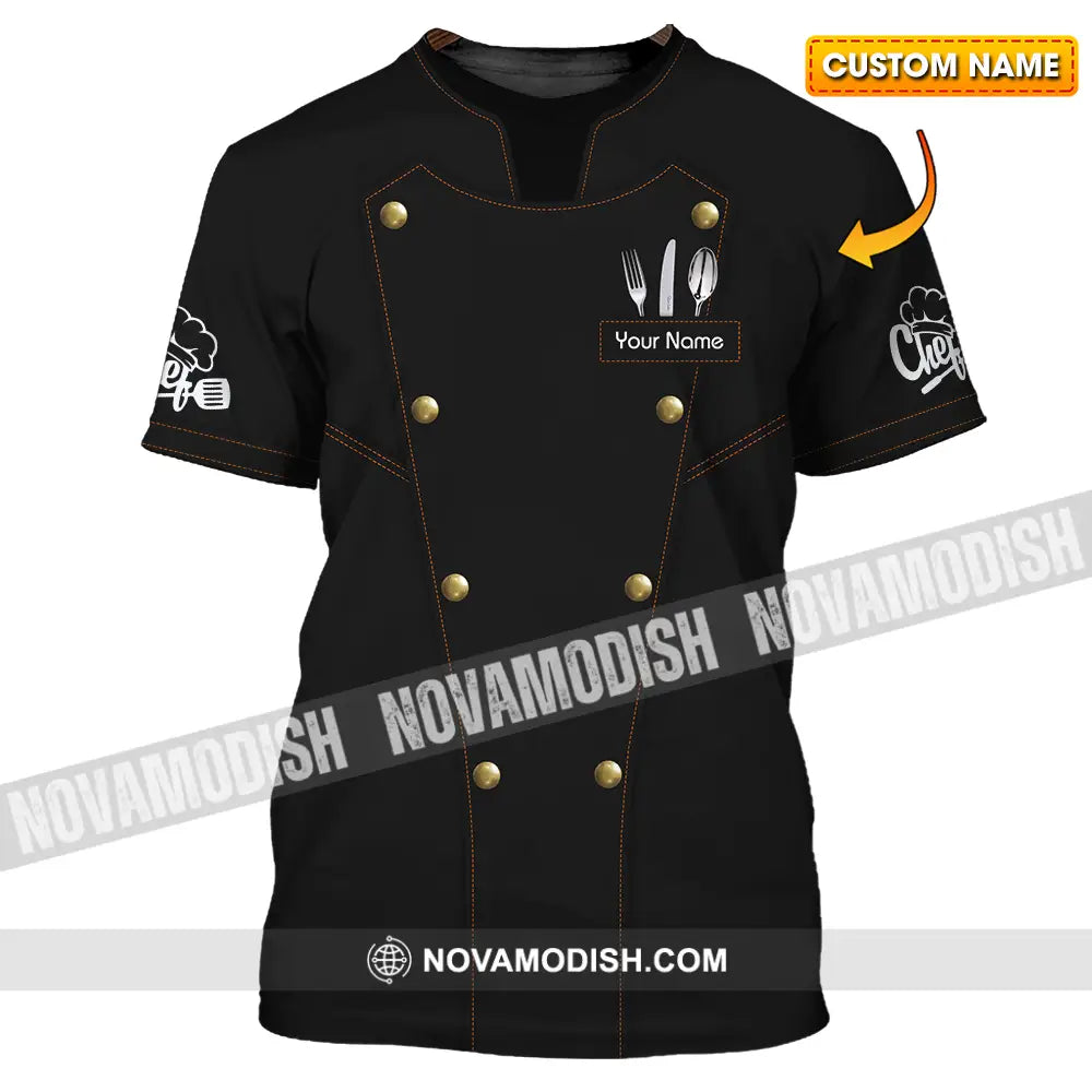 Unisex Shirt - Custom Name Chef Shirt Basic T-shirt