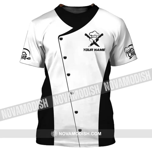 Unisex Shirt - Custom Name Chef Shirt Classic Chef Shirt T-Shirt / S T-shirt