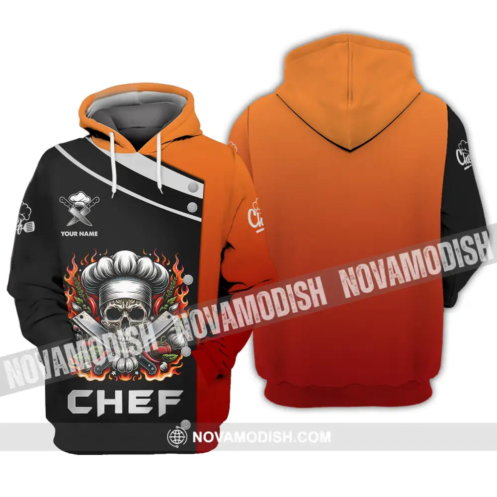 Unisex Shirt Custom Name Chef For Chefs Apparel Gift Cooking Lovers Hoodie / S T-Shirt