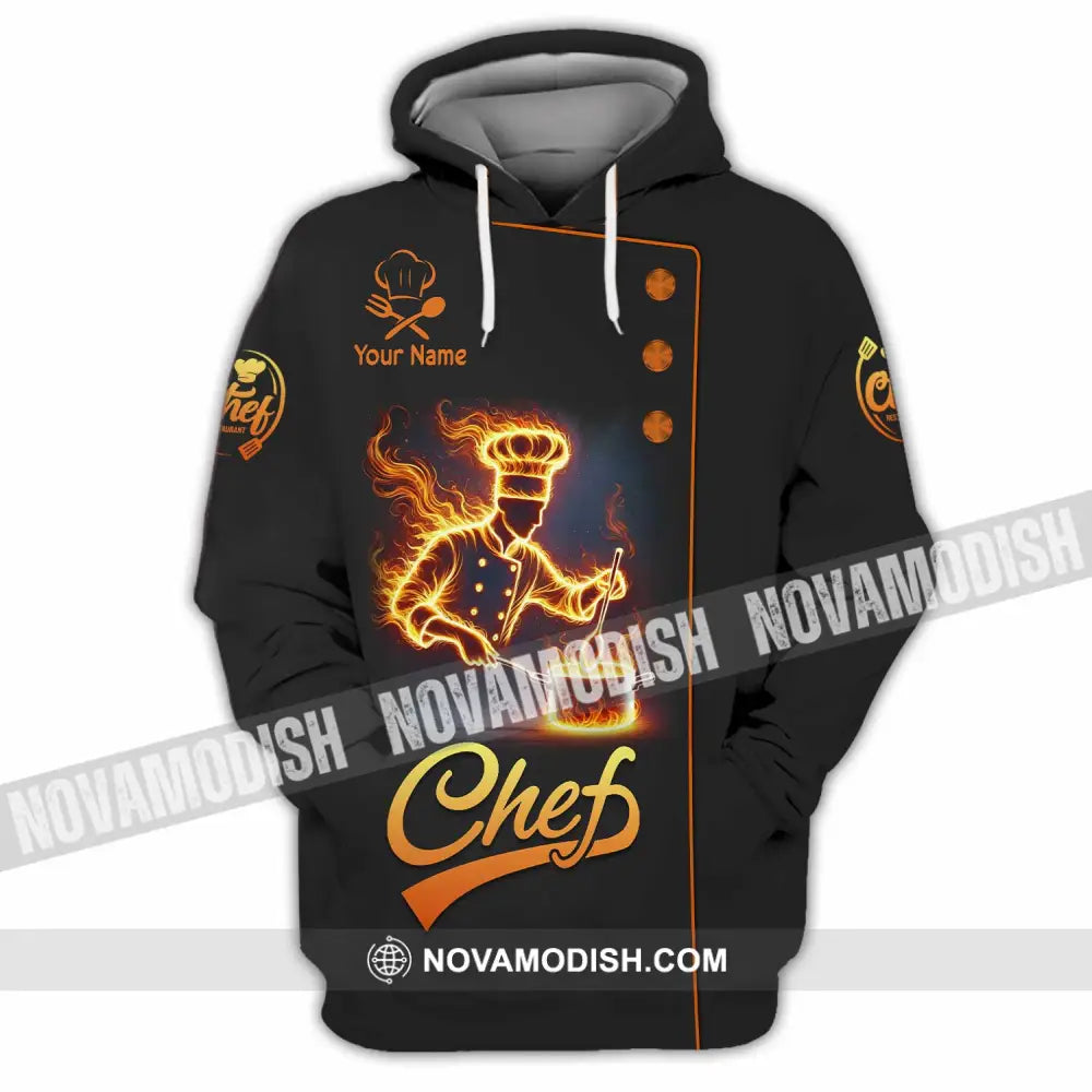 Unisex Shirt Custom Name Chef Gift For Chefs Hoodie / S T-Shirt