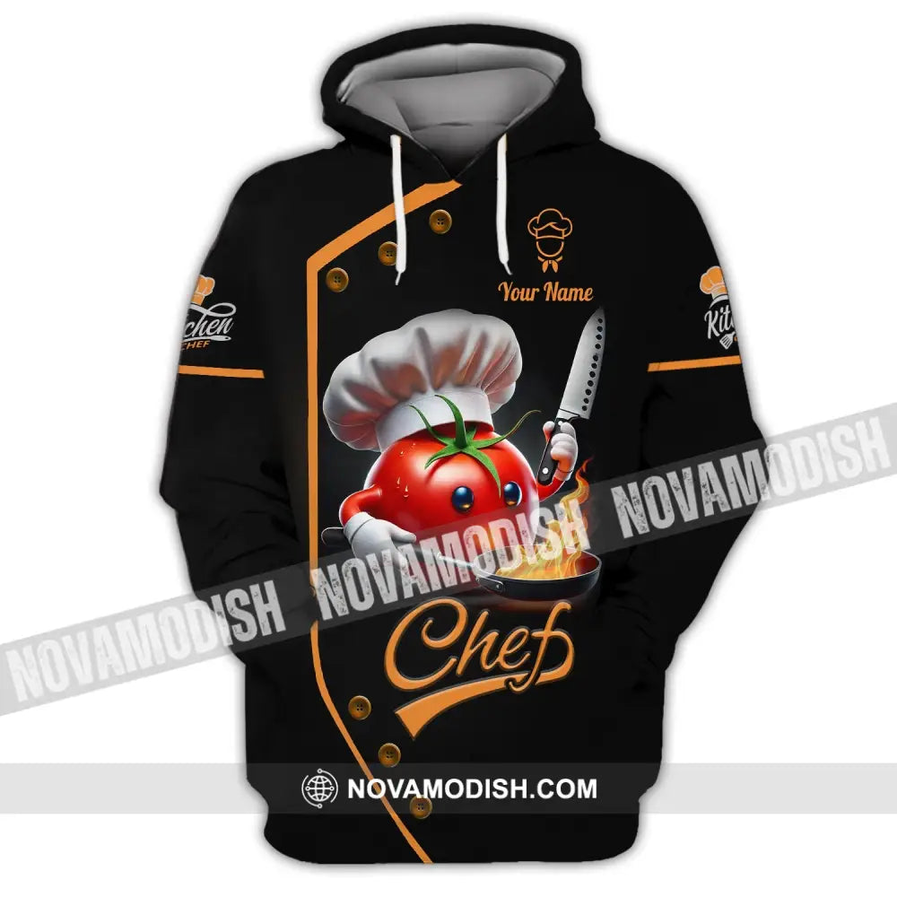 Unisex Shirt Custom Name Chef Gift Hoodie / S T-Shirt