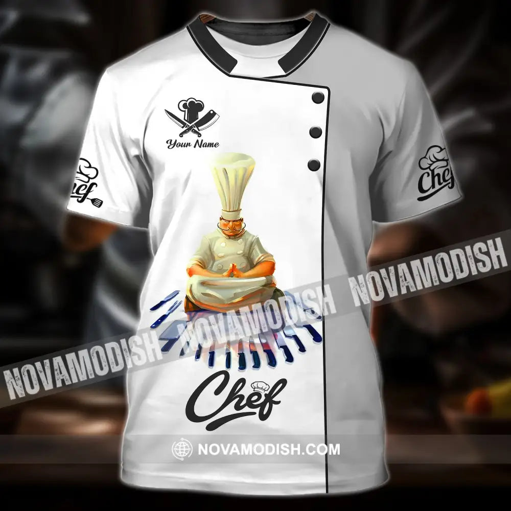 Unisex Shirt - Custom Name Shirt - Chef Meditate T-Shirt / S T-shirt