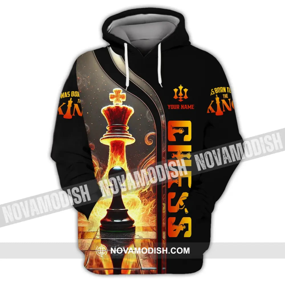 Unisex Shirt Custom Name Chess Gift For Lover Hoodie / S T-Shirt