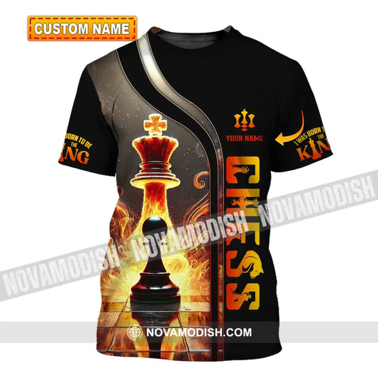 Unisex Shirt Custom Name Chess Gift For Lover T-Shirt