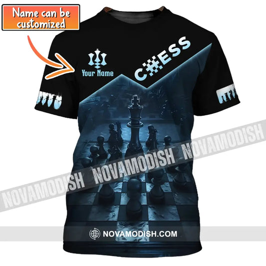 Unisex Shirt Custom Name Chess T-Shirt Game