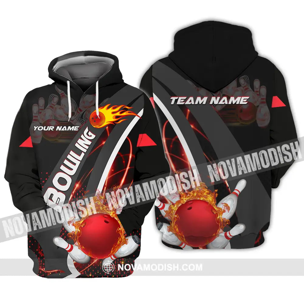 Unisex Shirt - Custom Name Shirt Classic Bowling Lover Hoodie / S T-shirt