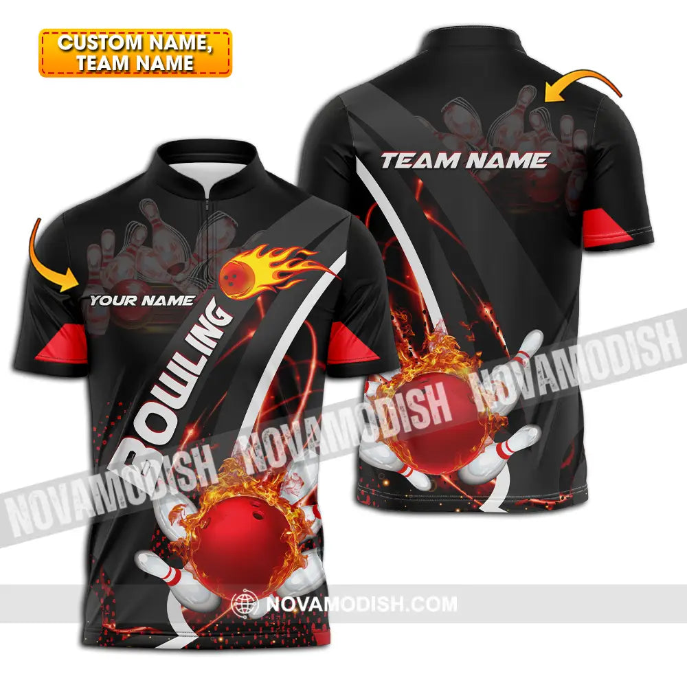 Unisex Shirt - Custom Name Shirt Classic Bowling Lover T-shirt
