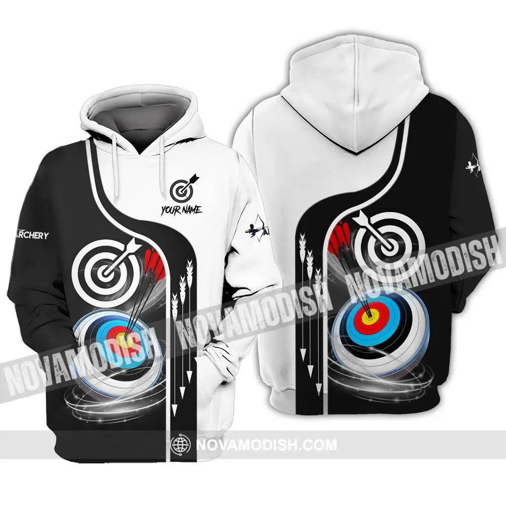 Unisex Shirt - Custom Name Color Sport Shirt Archery Classic Hoodie / S T-shirt
