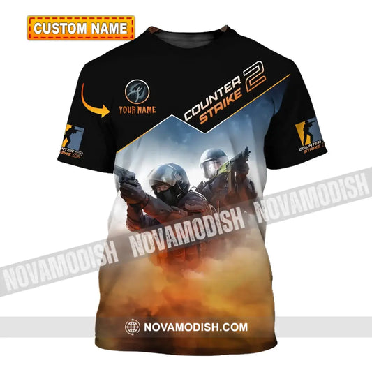 Unisex Shirt - Custom Name Counter Strike T-Shirt