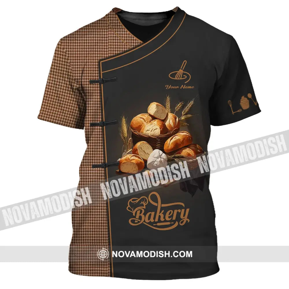 Unisex Shirt - Custom Name Dark 3D Shirt For Bakery T-Shirt / S T-shirt