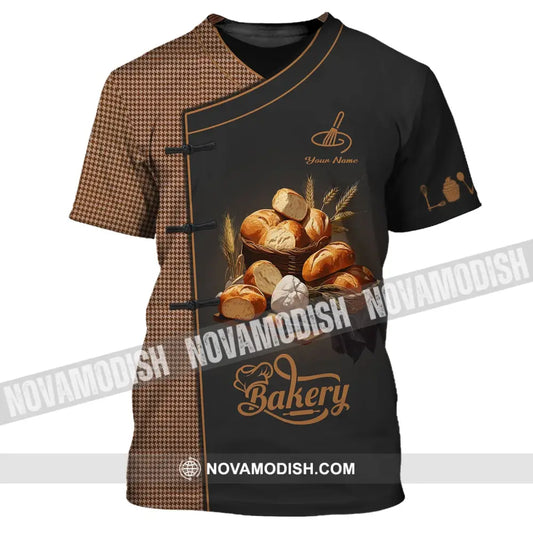 Unisex Shirt - Custom Name Dark 3D Shirt For Bakery T-Shirt / S T-shirt
