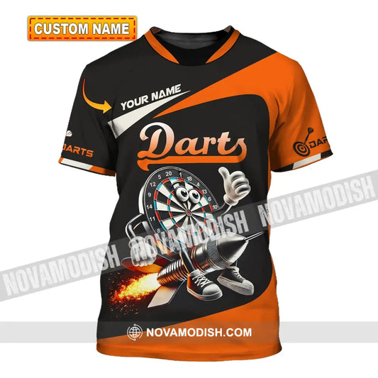 Unisex Shirt Custom Name Dart Lover T-Shirt T-Shirt