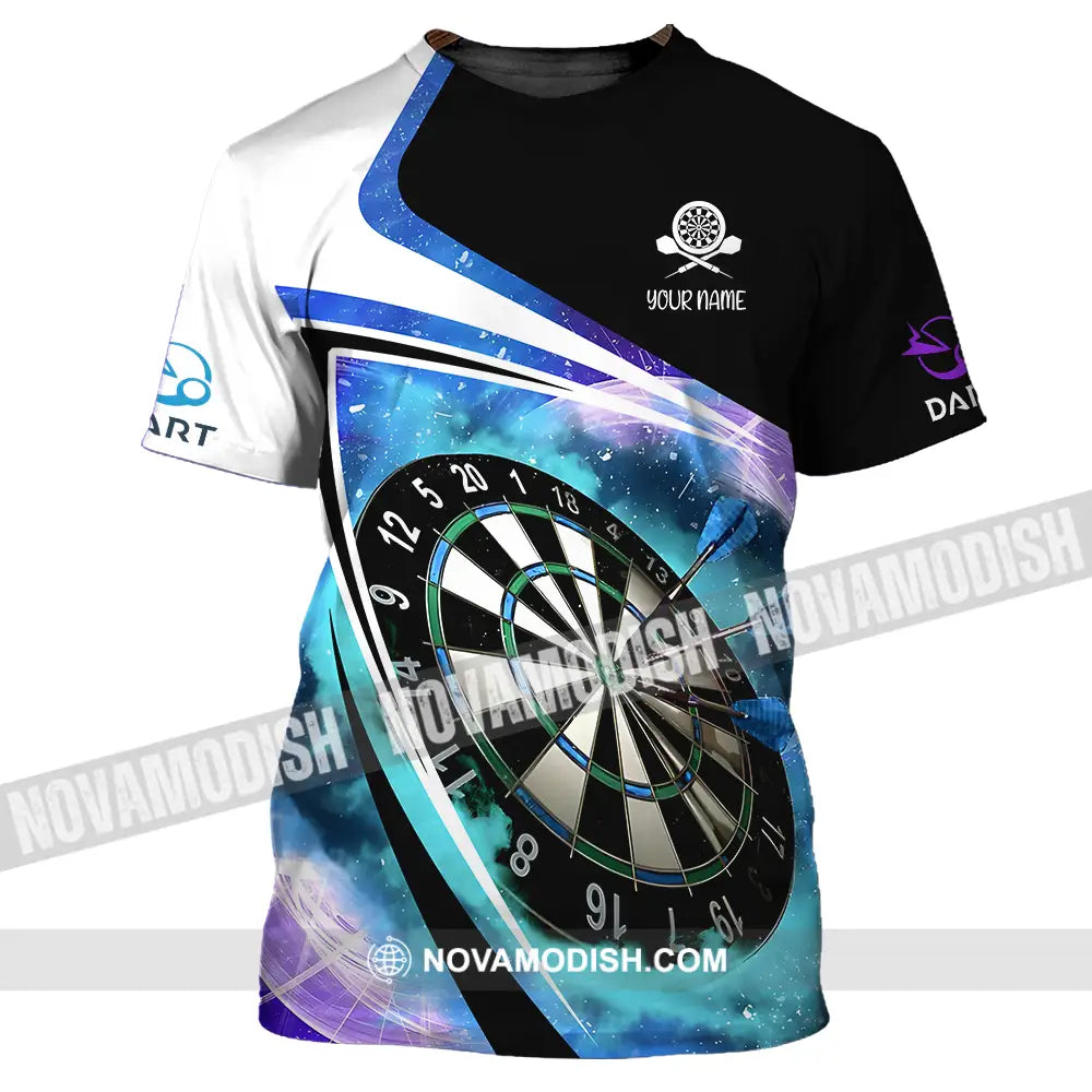 Unisex Shirt - Custom Name Darts Galaxy Shirt T-Shirt / S T-shirt