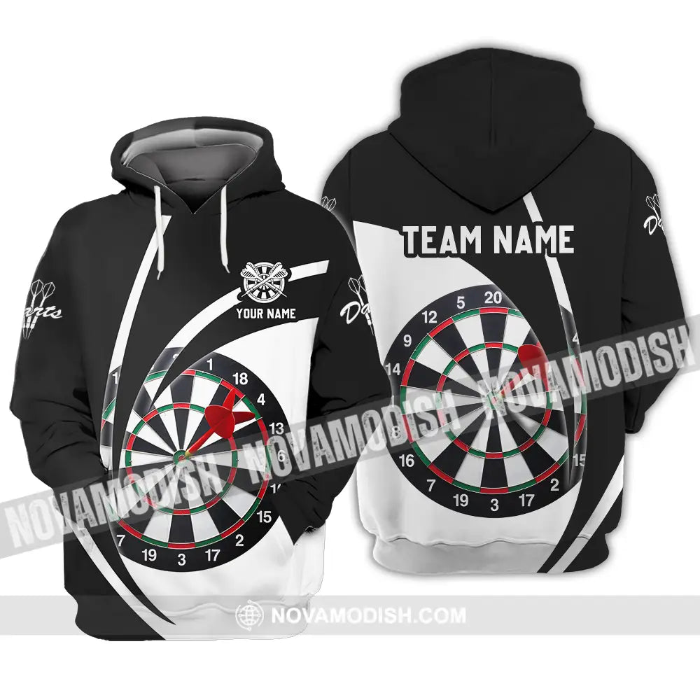 Unisex Shirt - Custom Name Darts Player Shirt Classic Color Hoodie / S T-shirt
