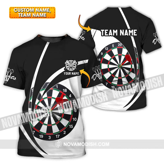 Unisex Shirt - Custom Name Darts Player Shirt Classic Color T-shirt
