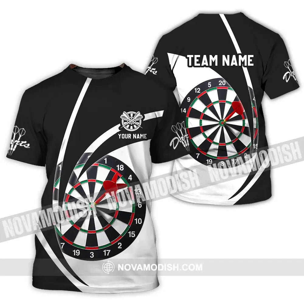 Unisex Shirt - Custom Name Darts Player Shirt Classic Color T-Shirt / S T-shirt
