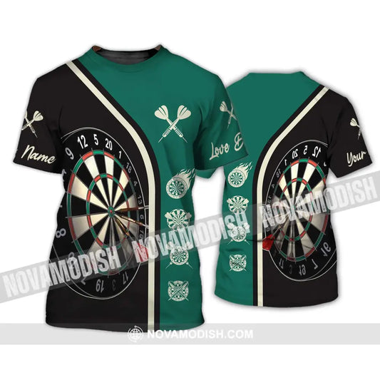 Unisex Shirt - Custom Name Darts Shirt Vintage Color T-Shirt / S T-shirt