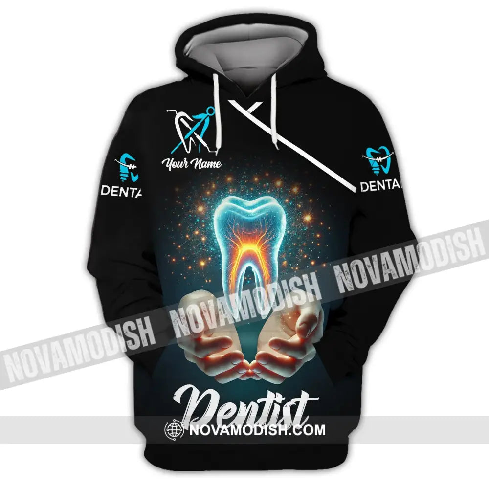 Unisex Shirt - Custom Name Dentist Hoodie / S T-Shirt