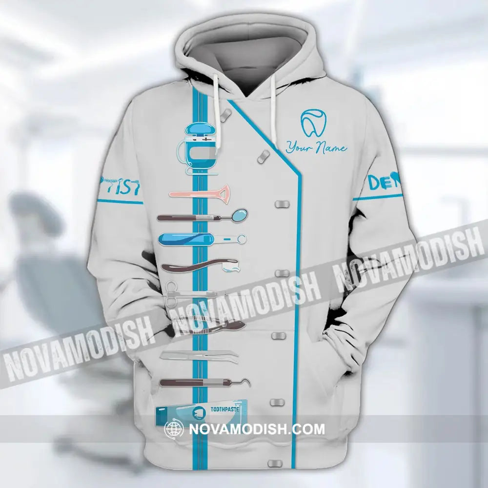 Unisex Shirt - Custom Name Dentist T-Shirt - Personalized Dentist Hoodie - Gift For Dentists Hoodie / S T-shirt