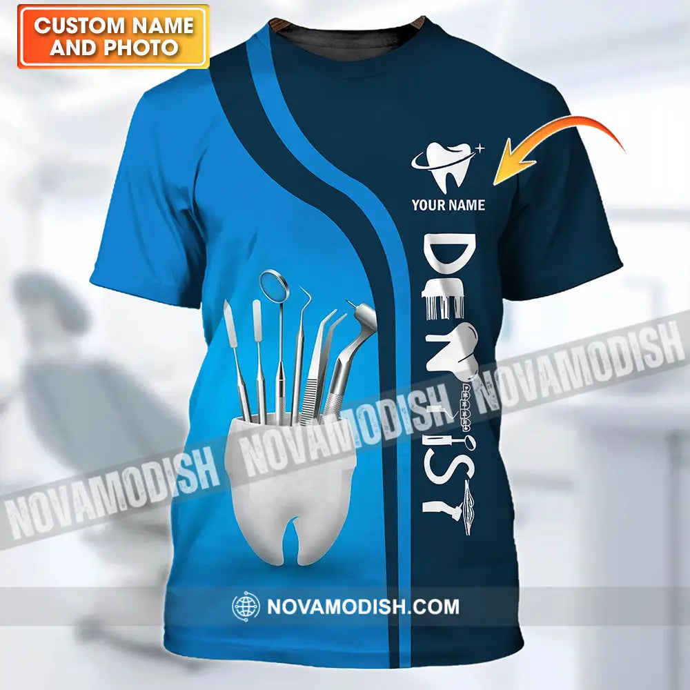 Unisex Shirt - Custom Name Dentist T-Shirt - Personalized Dentist Polo Shirt - Gift For Dentists T-shirt