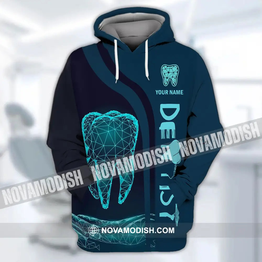 Unisex Shirt - Custom Name Dentist T-Shirt - Personalized Dentist Zipper Hoodie - Gift For Dentists T-shirt