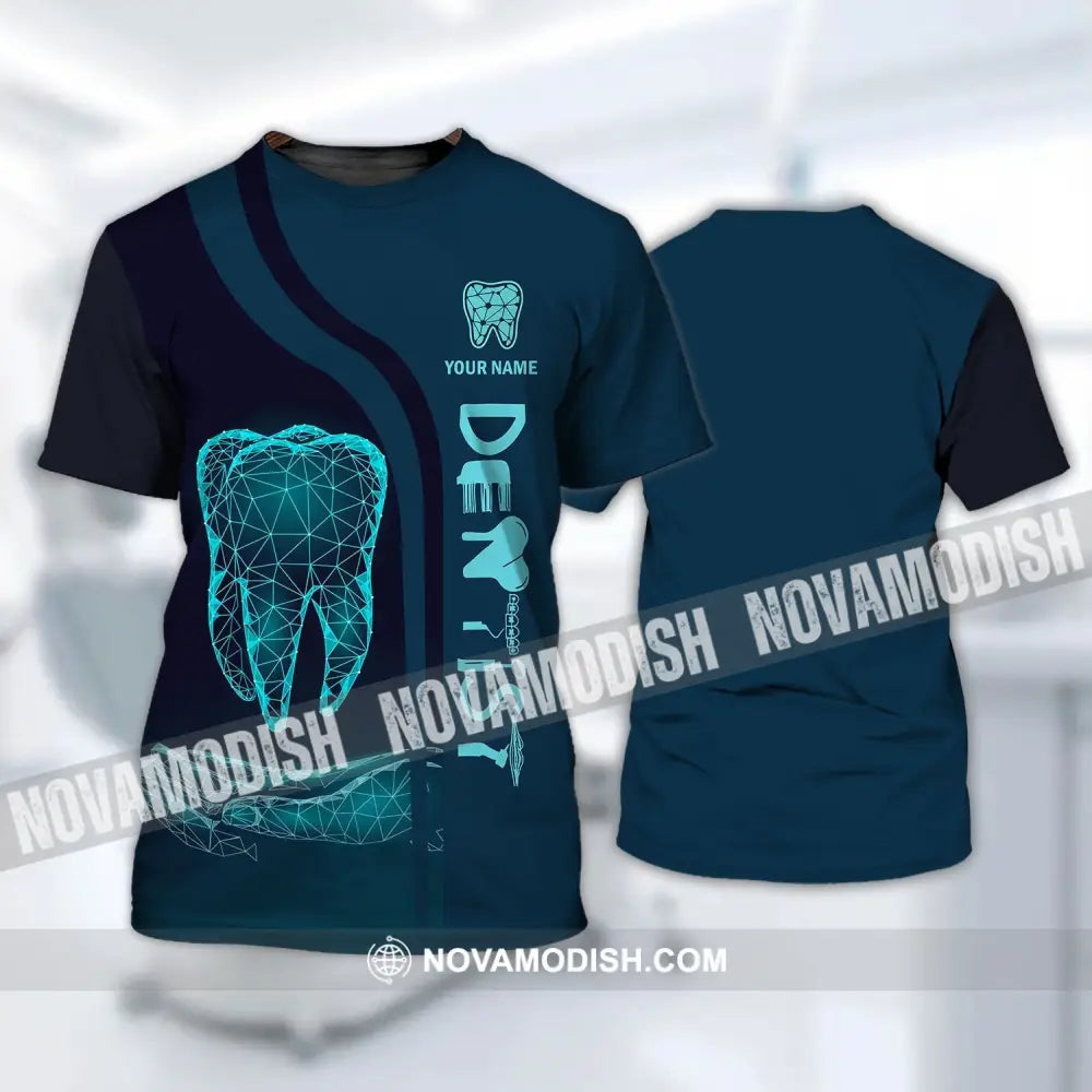 Unisex Shirt - Custom Name Dentist T-Shirt - Personalized Dentist Zipper Hoodie - Gift For Dentists T-shirt