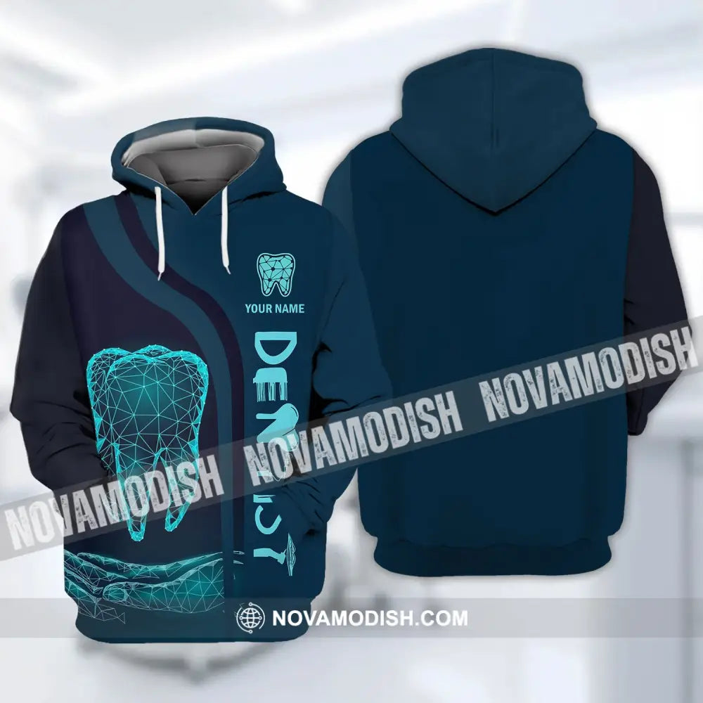 Unisex Shirt - Custom Name Dentist T-Shirt - Personalized Dentist Zipper Hoodie - Gift For Dentists Hoodie / S T-shirt