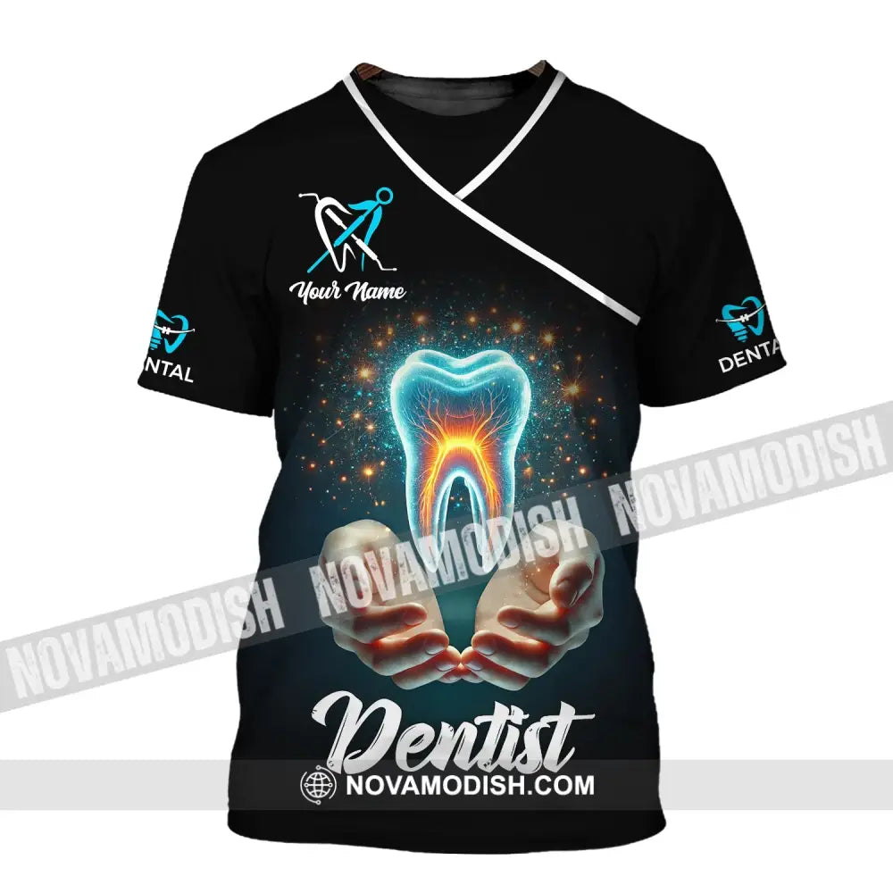 Unisex Shirt - Custom Name Dentist T-Shirt / S T-Shirt