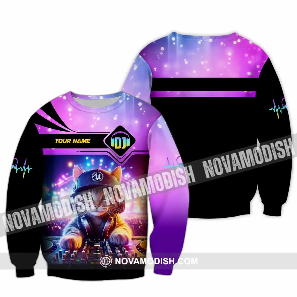 Unisex Shirt Custom Name Disc Jockey Dj Hoodie Polo Long Sleeve / S T-Shirt
