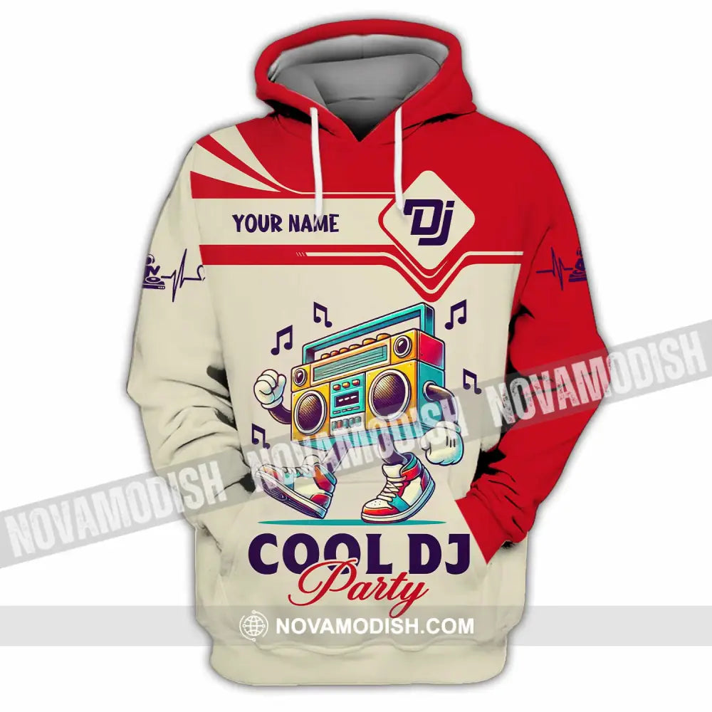Unisex Shirt Custom Name Disc Jockey Dj Hoodie Polo Long Sleeve / S T-Shirt