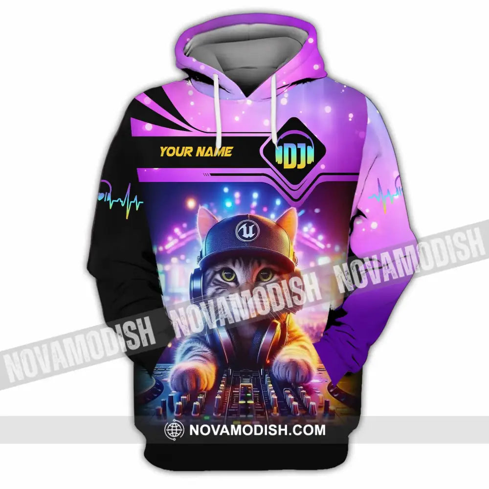 Unisex Shirt Custom Name Disc Jockey Dj Hoodie Polo Long Sleeve / S T-Shirt