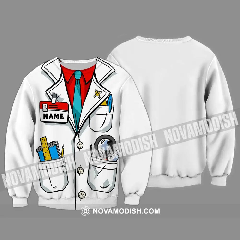 Unisex Shirt - Custom Name Doctor Shirt Long Sleeve / S T-shirt