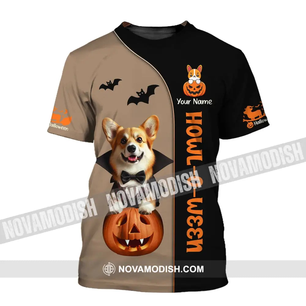 Unisex Shirt Custom Name Dog Halloween Pet T-Shirt Gift For Lover / S T-Shirt