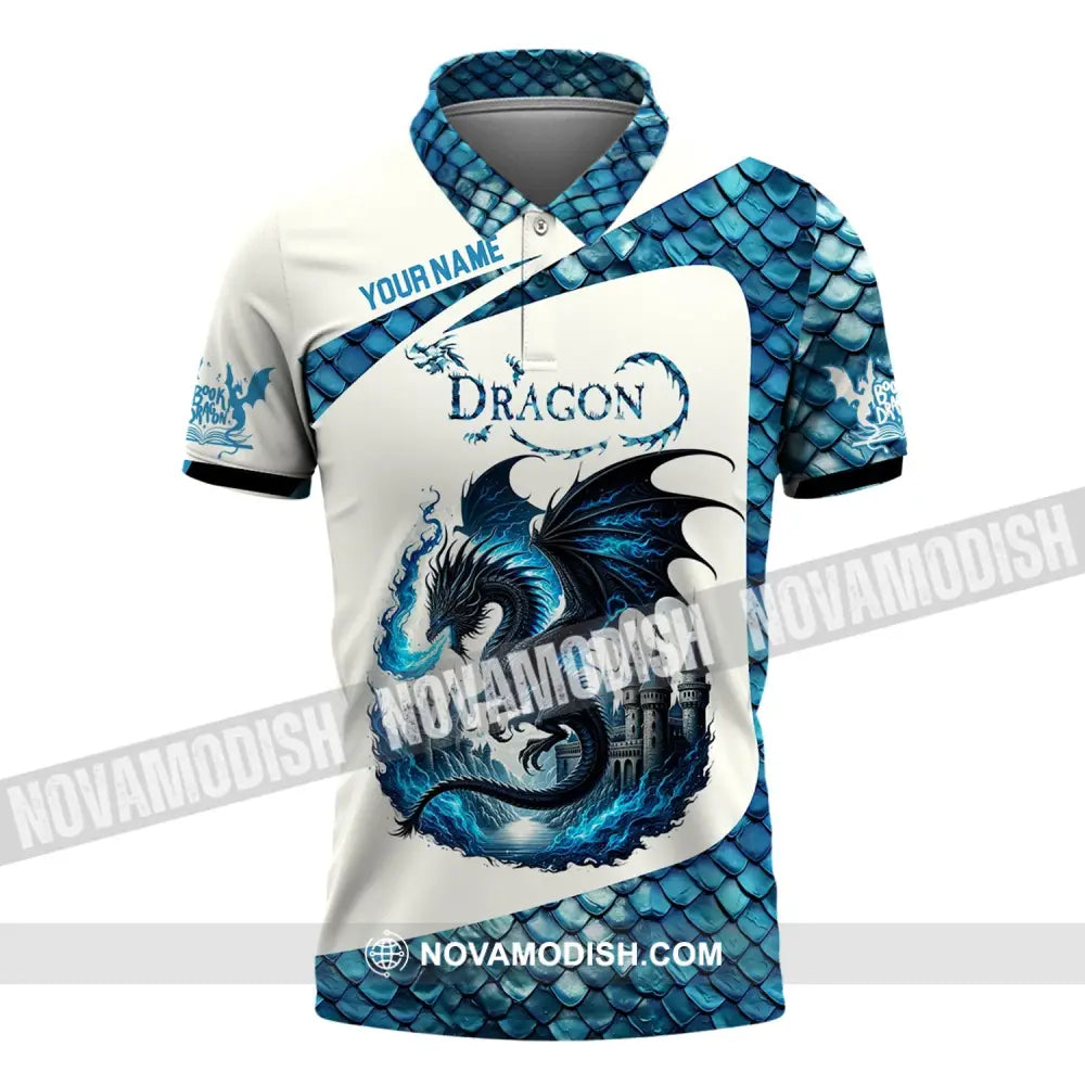 Unisex Shirt Custom Name Dragon T-Shirt Hoodie Long Sleeve Polo / S T-Shirt