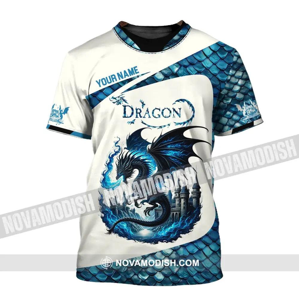 Unisex Shirt Custom Name Dragon T-Shirt Hoodie Long Sleeve / S T-Shirt