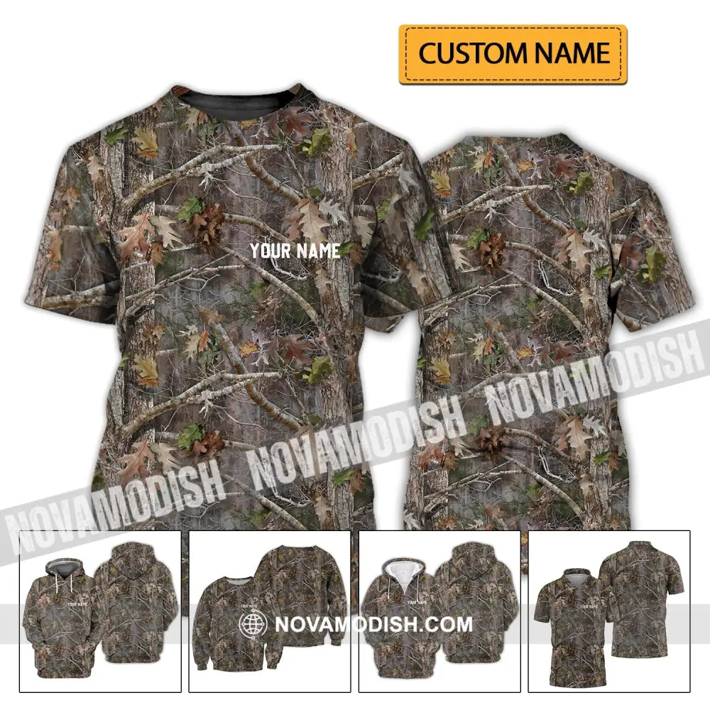 Unisex Shirt - Custom Name Shirt - Dry Forest T-shirt