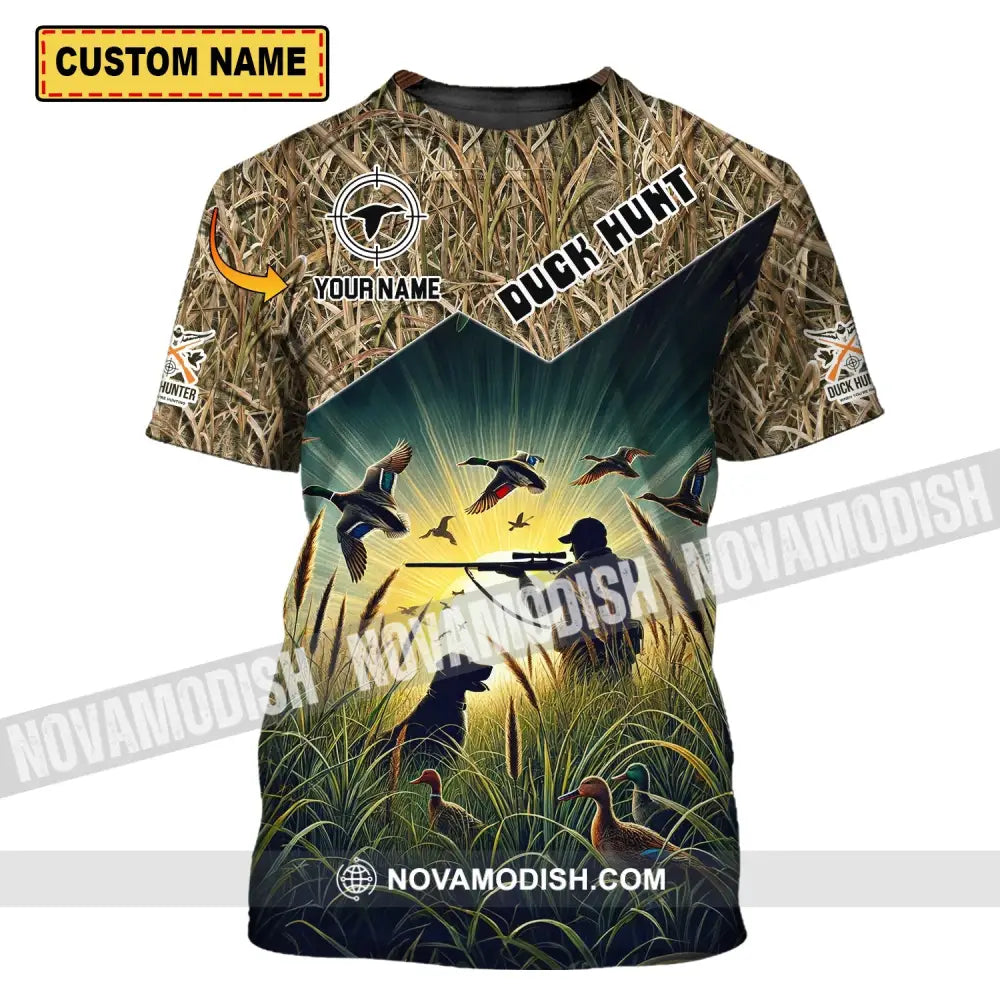 Unisex Shirt - Custom Name Duck Hunt T-Shirt