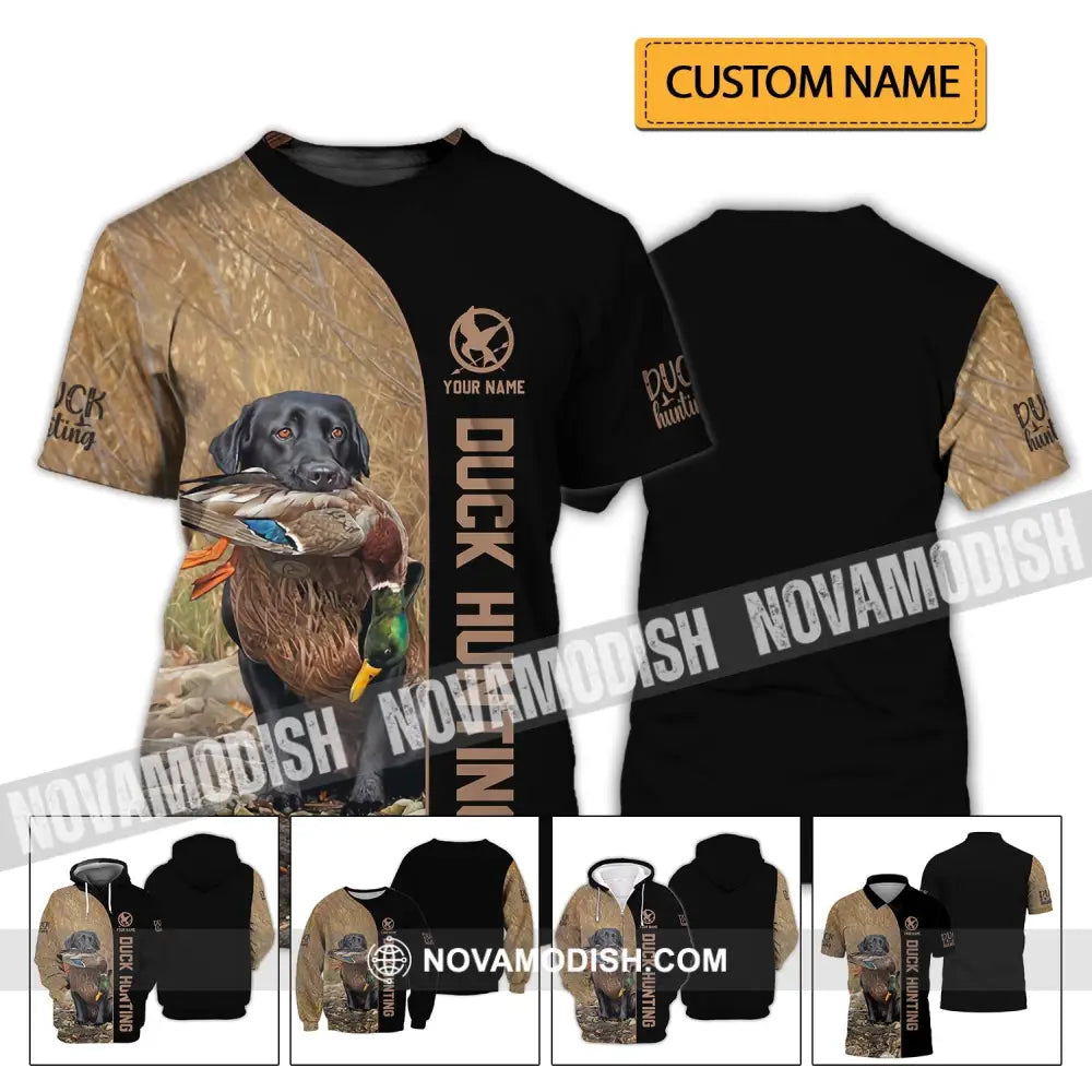 Unisex Shirt - Custom Name Shirt - Duck Hunting T-shirt