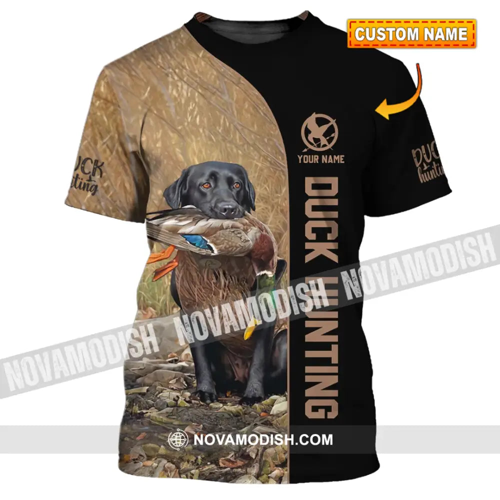 Unisex Shirt - Custom Name Shirt - Duck Hunting T-shirt