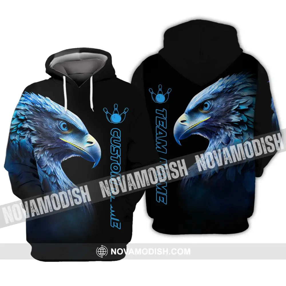 Unisex Shirt - Custom Name Eagle Shirt - Shirt for Eagle Lover - 3D Eagle T-Shirt Hoodie / S T-shirt
