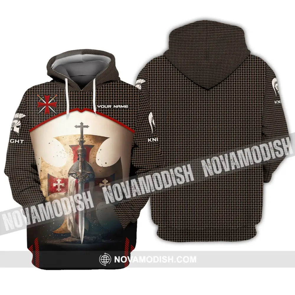 Unisex Shirt Custom Name England Knight Polo T-Shirt Hoodie / S