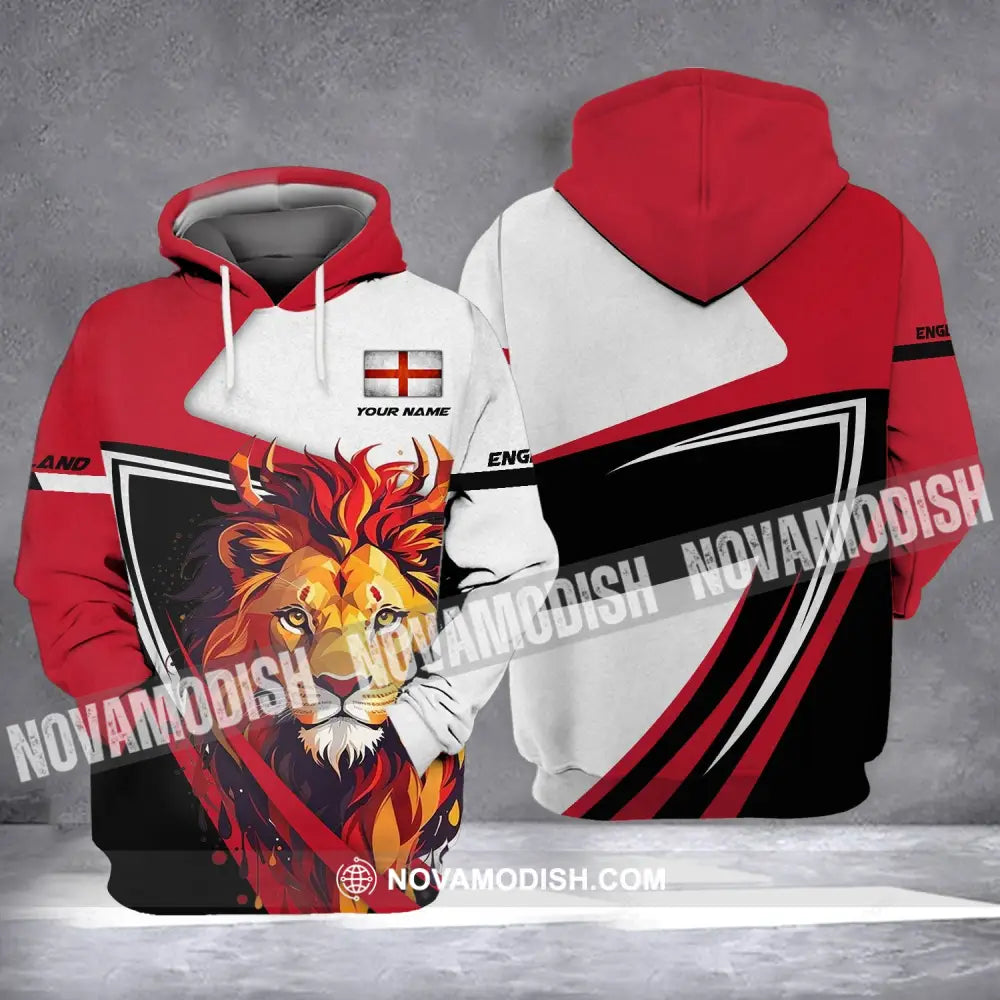 Unisex Shirt - Custom Name Shirt - England Lion Name Clothing T-shirt