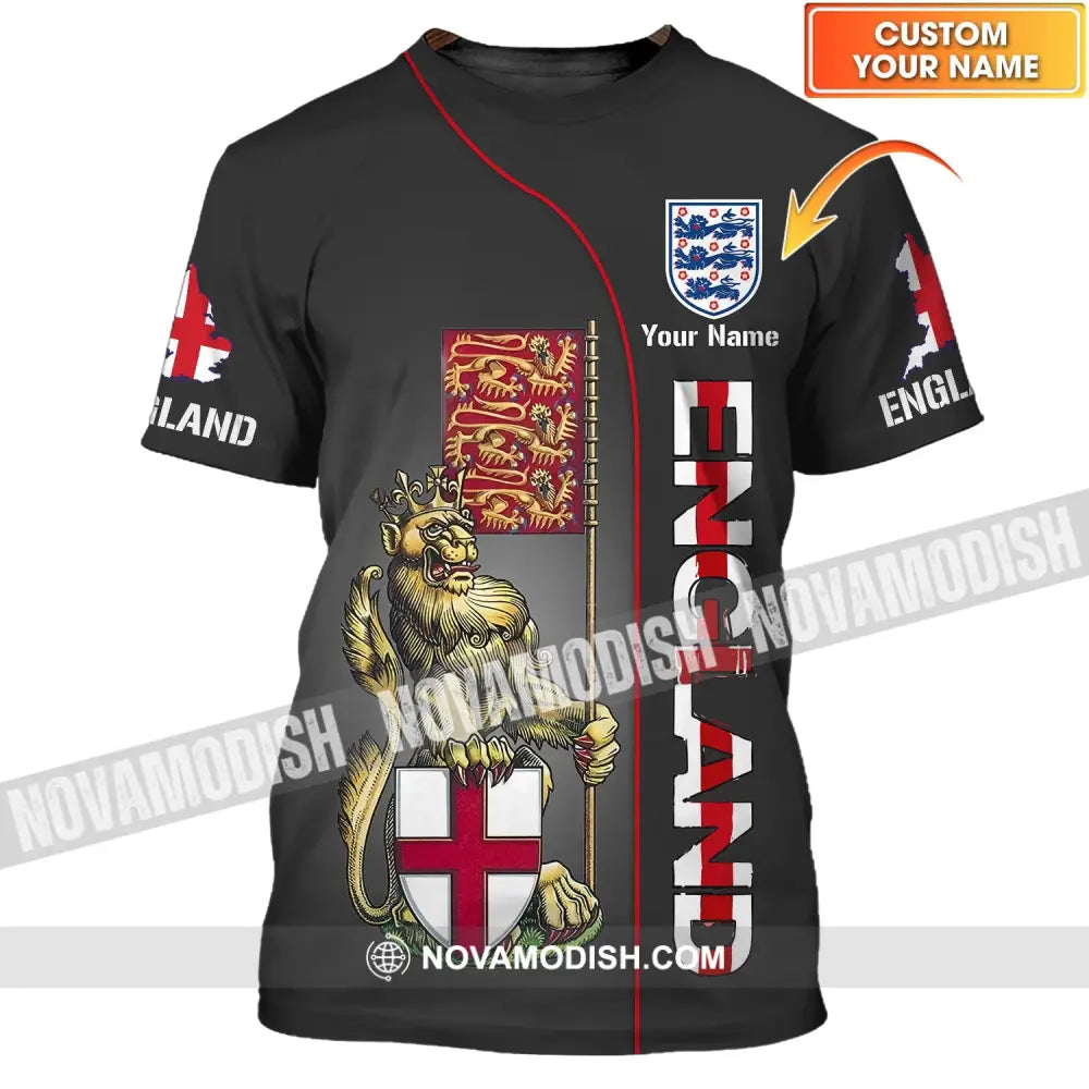 Unisex Shirt - Custom Name Shirt - England Shirt Custom Name T-shirt
