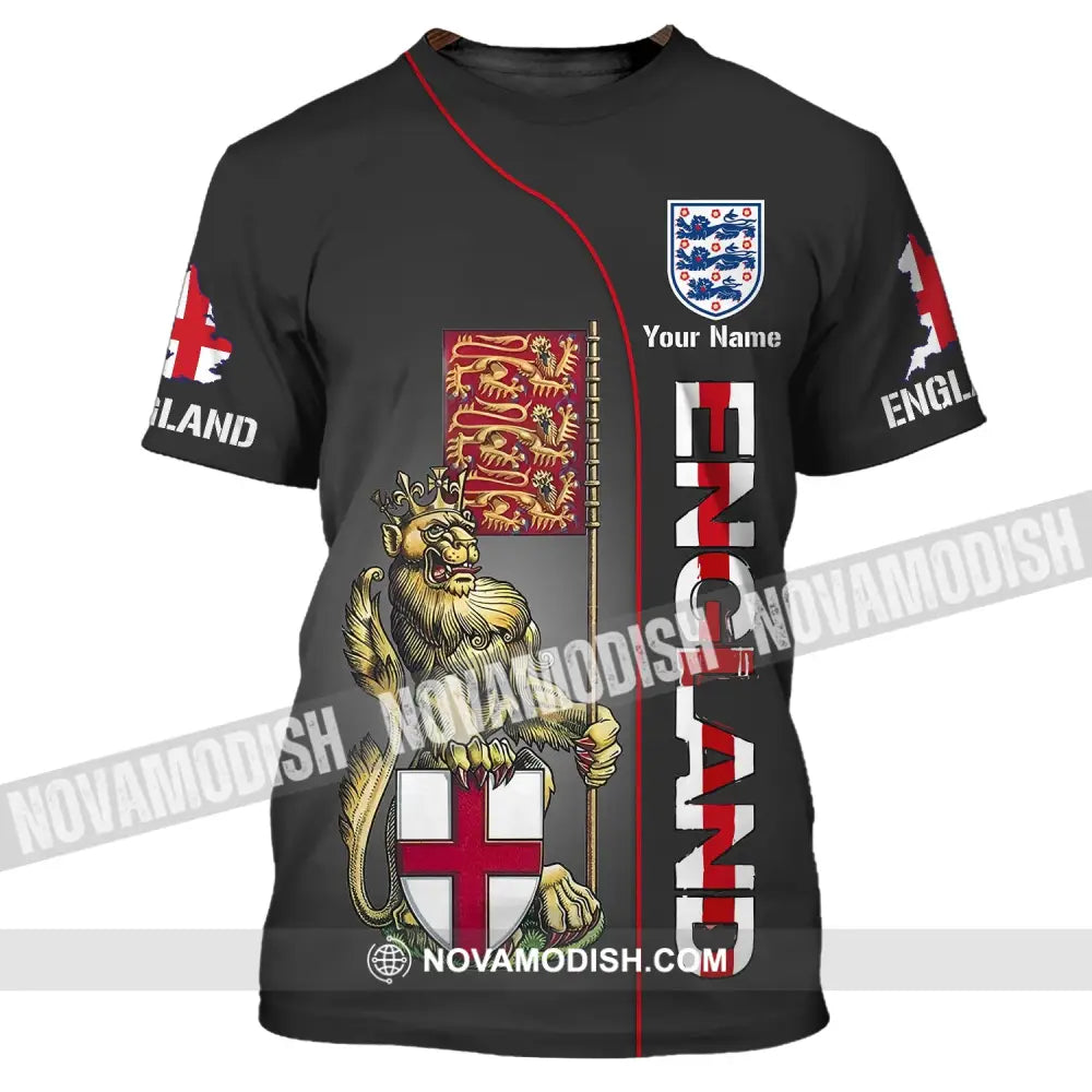 Unisex Shirt - Custom Name Shirt - England Shirt Custom Name T-Shirt / S T-shirt